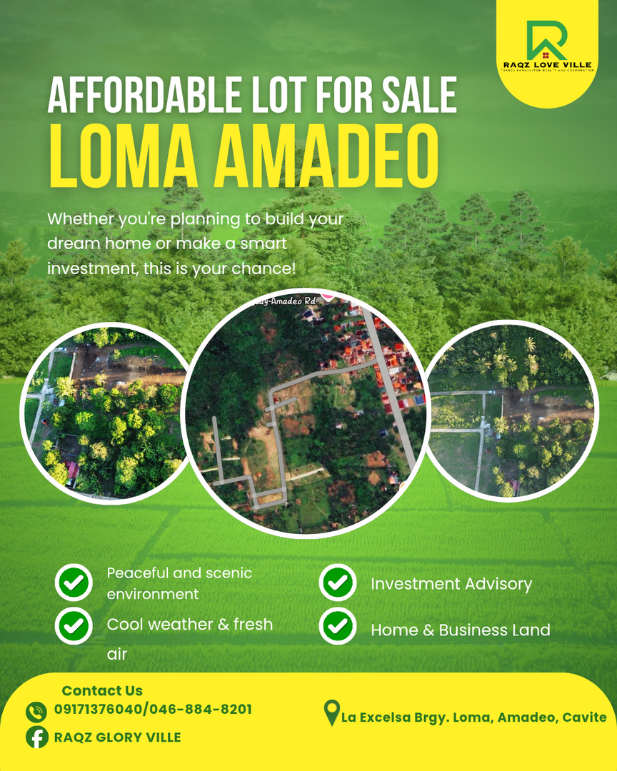 Loma Amadeo — Real Estate Promotional Poster