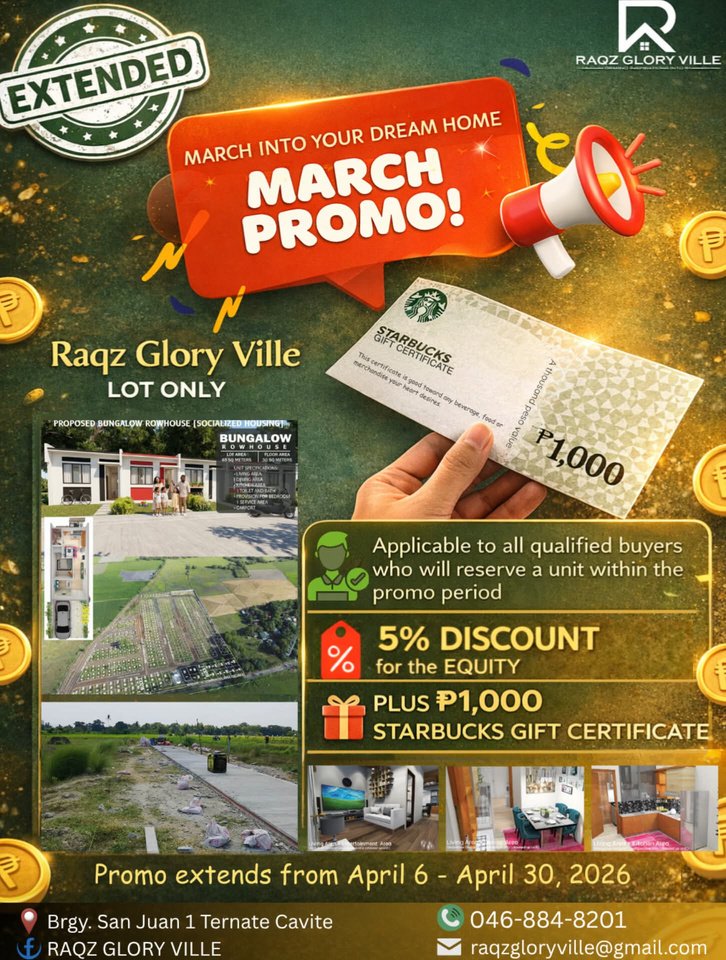 Raqz Glory Ville — March Promo & Extended Campaign